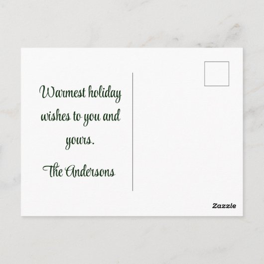 Franse kerst Kaart Joyeux Noel (Achterkant)