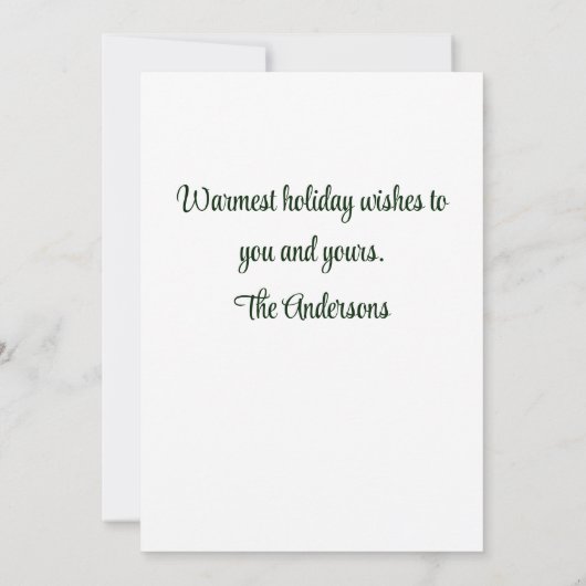 Franse kerst Kaart Joyeux Noel (Achterkant)