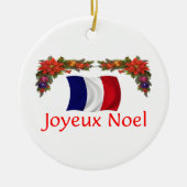 Franse kerst keramisch ornament (Voorkant)