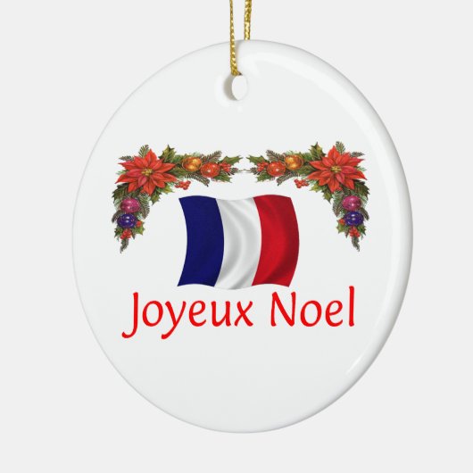 Franse kerst keramisch ornament (Links)