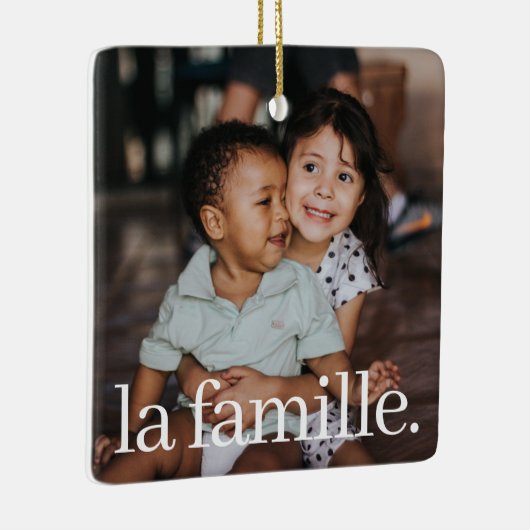 franse kerstboom keramisch ornament (Rechts)