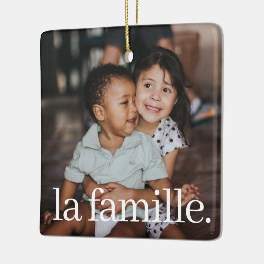 franse kerstboom keramisch ornament (Links)