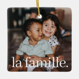 franse kerstboom keramisch ornament