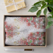  Franse kerstboom (Waterverf) Tissuepapier (Geschenk)