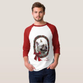 Franse kerstcadeautjes met Bulldog T-shirt (Voorkant volledig)