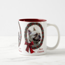 Franse kerstcadeautjes met Bulldog Tweekleurige Koffiemok