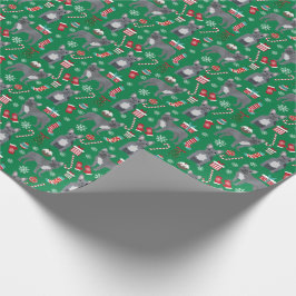 Franse kerstfeestdag in Bulldog Cadeaupapier