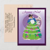 Franse kerstkaart 1904, Joyeux Noel Feestdagenkaart (Voorkant / Achterkant)