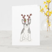 Franse kerstkaart kaart (Gele Bloem)