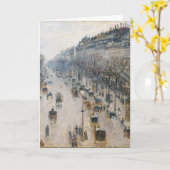 Franse kerstkaart kaart (Gele Bloem)