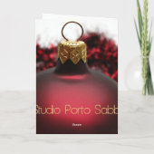 franse kerstkaart rode wintersneeuwcollage feestdagen kaart (Achterkant)