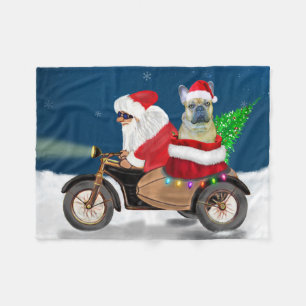 Franse kerstkerstkerstkerstkerstkerstbeest fleece deken