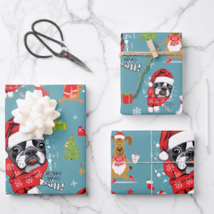 Franse kerstkerstkerstkerstkerstkerstkerstmanfranj inpakpapier vel