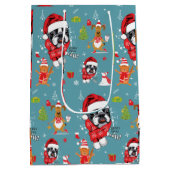 Franse kerstkerstkerstkerstkerstkerstkerstmanFrans Medium Cadeauzakje (Achterkant)