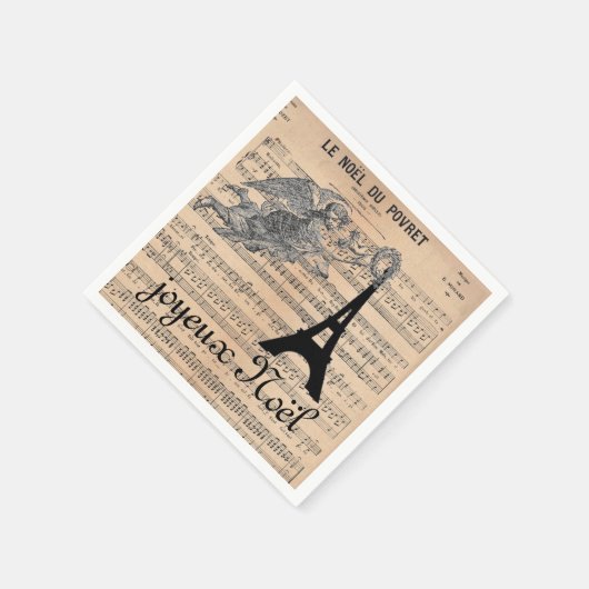 Franse kerstluiers met vintage Angel Servet (Hoek)