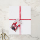  Franse kerstman (Waterverf) Labels met cadeaus Cadeaulabel (Met Touw)