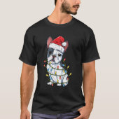 Franse kerstmanboom met Bulldog T-shirt (Voorkant)