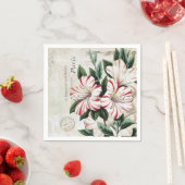 Franse Kerstmis Amarylis Servet (Insitu)