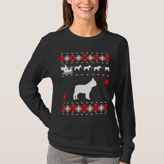 franse kerstmis voor kerstmis t-shirt (Voorkant)
