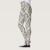  franse kerstpunsettia joyeux noel leggings (Links)