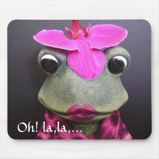 Franse kikkermousepad muismat (Voorkant)