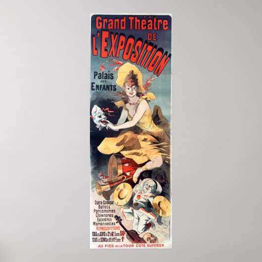 Franse kindertheaterreclame Poster (Voorkant)