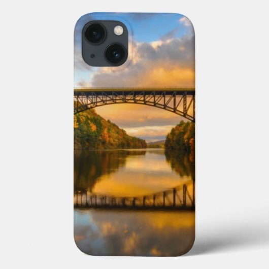Franse King Bridge in Herfst Case-Mate iPhone Case (Achterkant)