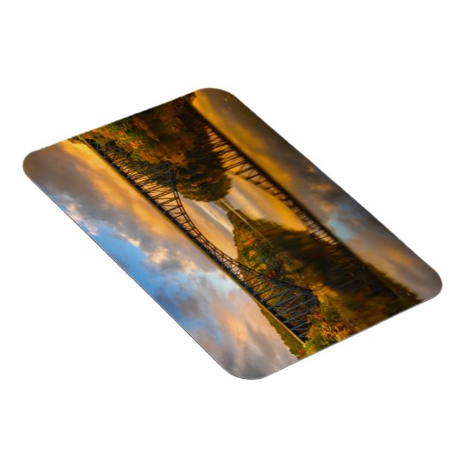 Franse King Bridge in Herfst Magneet (Rechterzijde)