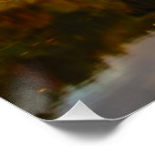 Franse King Bridge in Herfst Perfect Poster (Hoek)