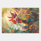 Franse kippen thee tijd decoupage inpakpapier vel (Voorkant)