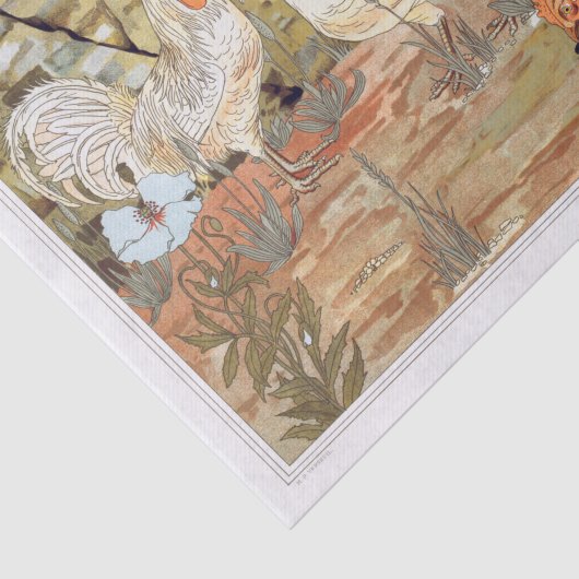  Franse kippen Tissuepapier (Detail)