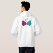 Franse Kiss Hoodie (Achterkant volledig)