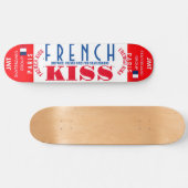 FRANSE KISS JMT PARIJS 8 1/4" Skateboard Deck (Horizontaal)
