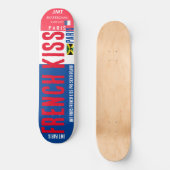 FRANSE KISS JMT PARIJS 8 1/4" Skateboard Deck (Voorkant)