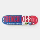 FRANSE KISS JMT PARIJS 8 1/4" Skateboard Deck (Horizontaal)