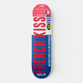 FRANSE KISS JMT PARIJS 8 1/4" Skateboard Deck (Voorkant)