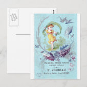 Franse kleine postkaart (Voorkant / Achterkant)