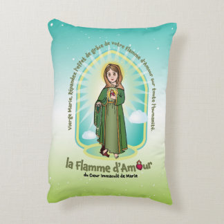 Franse Kleur Achtergrond Kinderen FOL Maria-Icoon Accent Kussen