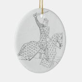 Franse Knight Keramisch Ornament (Rechts)