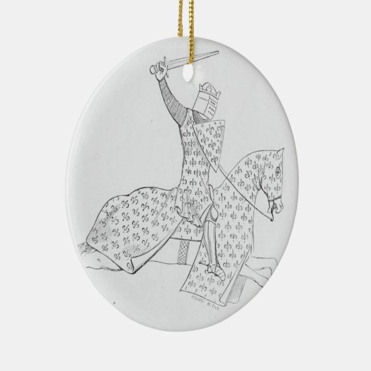 Franse Knight Keramisch Ornament (Rechts)