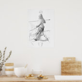 Franse Knight Poster (Keuken)