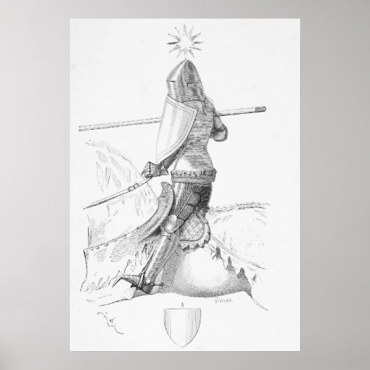 Franse Knight Poster (Voorkant)