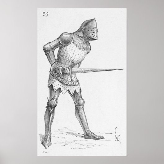 Franse Knight Poster (Voorkant)