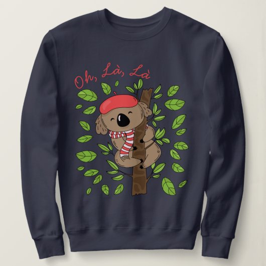 Franse Koala Trui (Design voorkant)