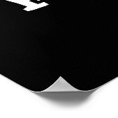 Franse Koe Funny Animal Pun Poster (Hoek)