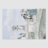 Franse Koeskoepelkapje tuintuin  ontkoppeling Tissuepapier (Voorkant)