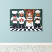 FRANSE KOKKELS CANVAS AFDRUK (Insitu (Houten vloer))