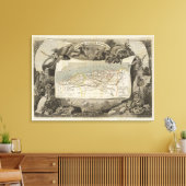 Franse kolonie Algerije Canvas Afdruk (Insitu (Woonkamer))