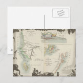 Franse kolonies in Afrika Briefkaart (Voorkant / Achterkant)