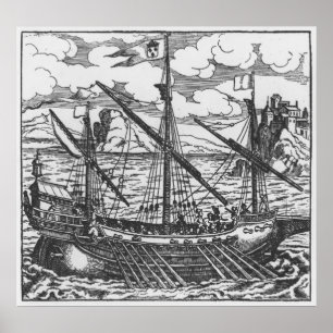 Franse kombuis poster